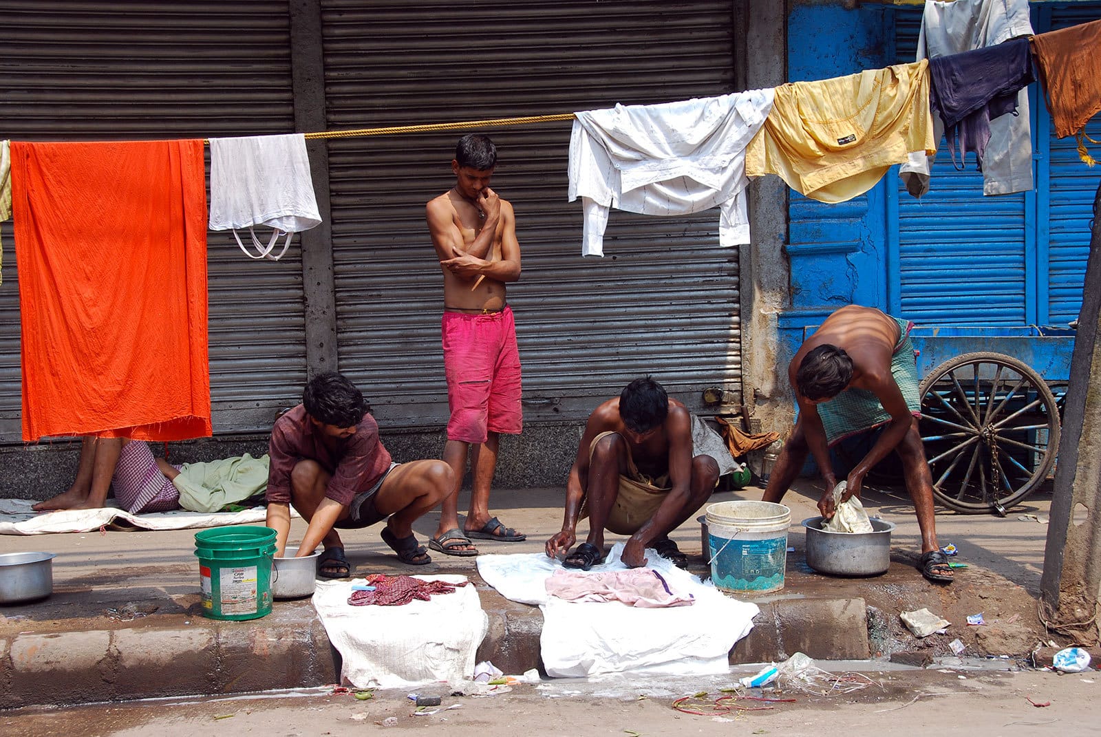 Les rues de Old Delhi.