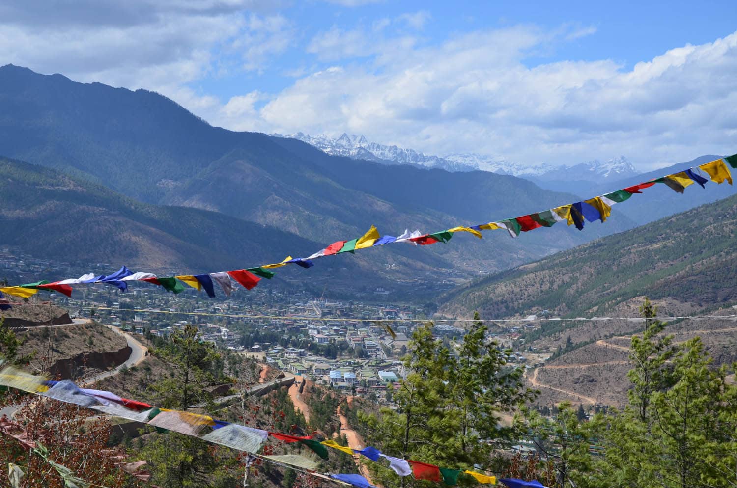 Vue sur Thimphu