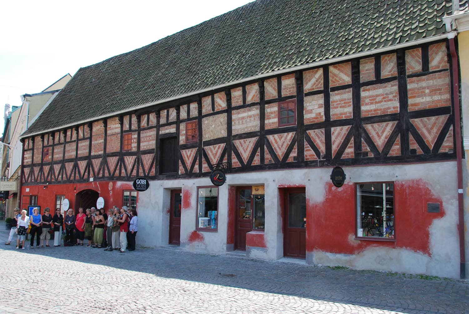 Les maisons à colombages du quartier historique de Malmö