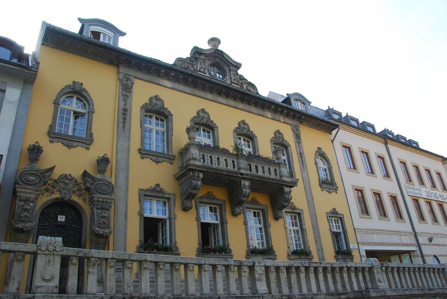 Très belles façades baroques