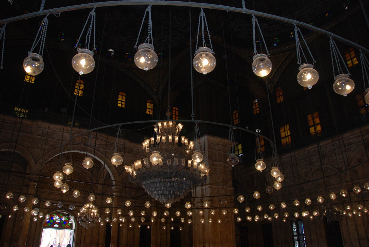 Intérieur de la mosquée Mohamed-Ali
