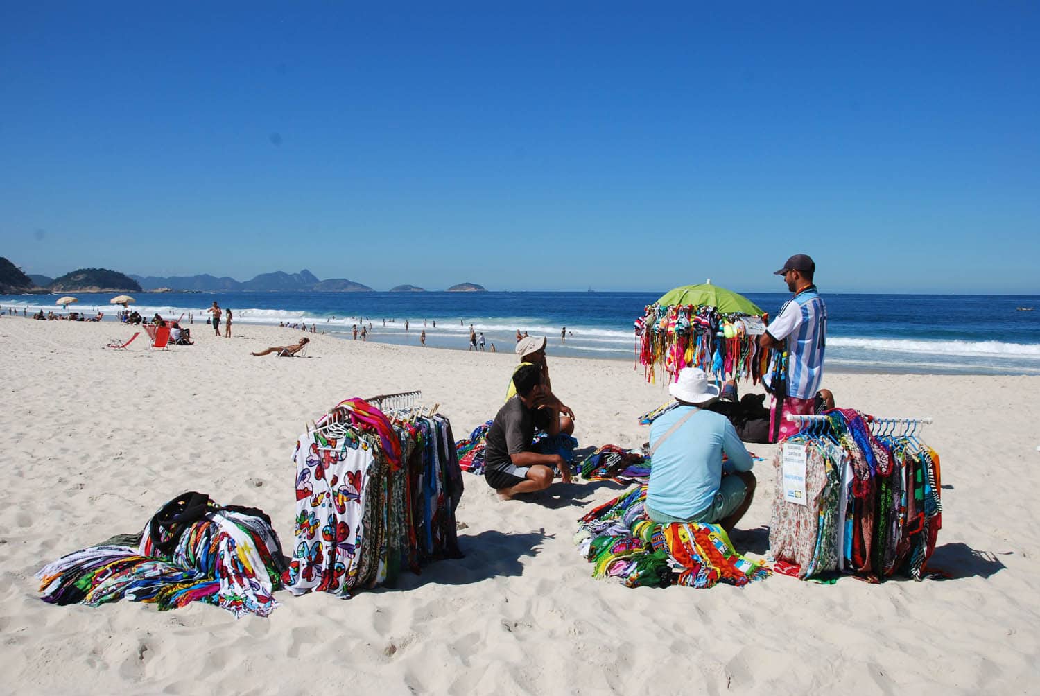 Pause sur la plage de Copacabana